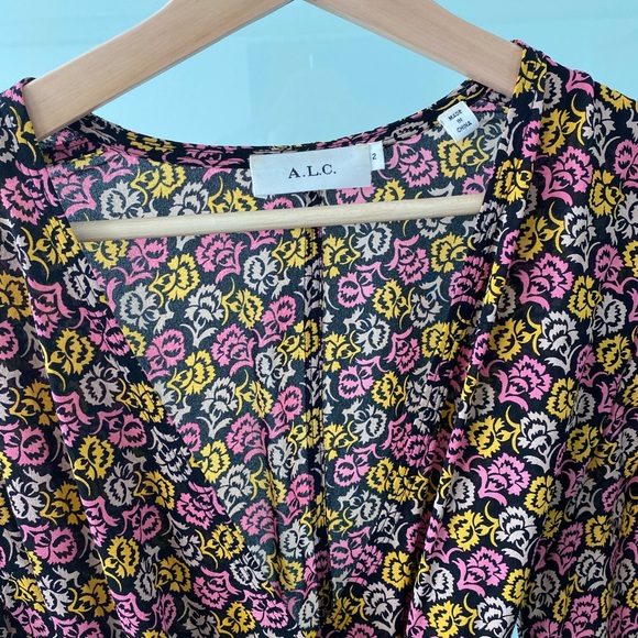 ALC floral wrap dress - Picture 2 of 3